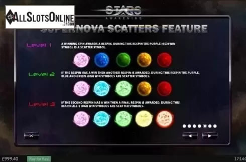 Screen6. Stars Awakening from Playtech
