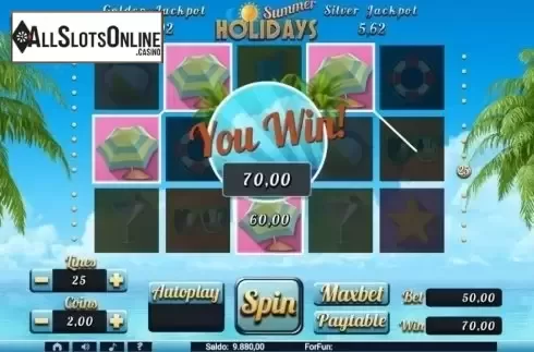 Win Screen. Summer Holidays from Tuko Productions