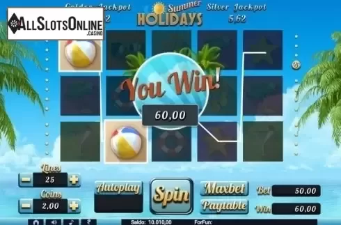 Win Screen. Summer Holidays from Tuko Productions