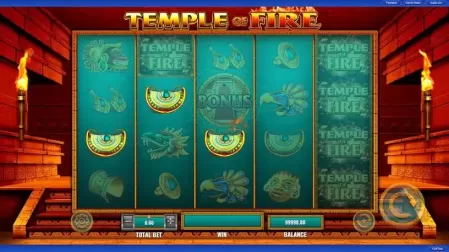 Temple of Fire slot screenshot 2