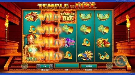 Temple of Fire slot screenshot 3