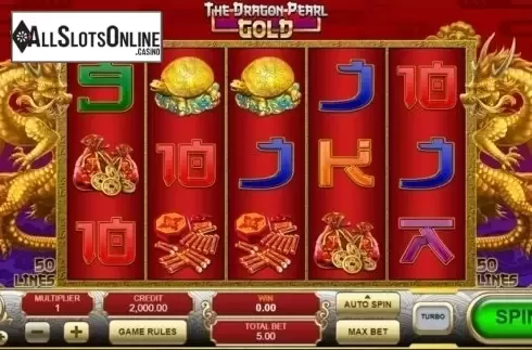 Reel Screen. The Dragon Pearl Gold from XIN Gaming