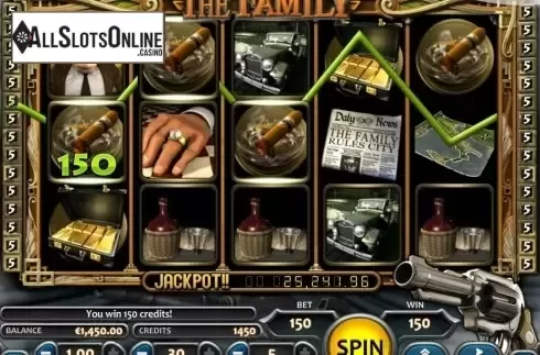 Win Screen. The Family from Nucleus Gaming