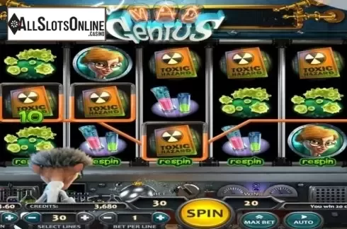 Win screen 2. The Mad Genius from Nucleus Gaming