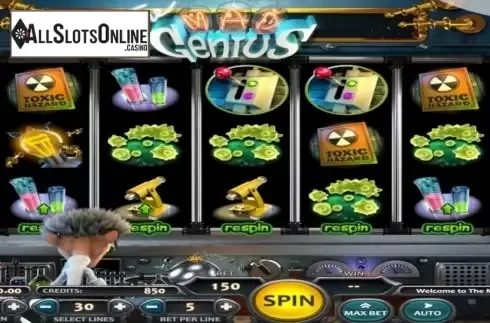 Reel Screen. The Mad Genius from Nucleus Gaming