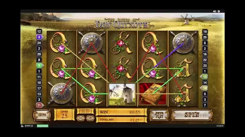 The Riches of Don Quixote slot screenshot 1