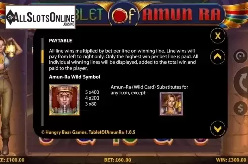 Features. The Tablet of Amun Ra from HungryBear