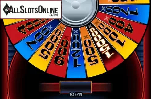 Cash wheel screen. Triple Cash Wheel from Bally