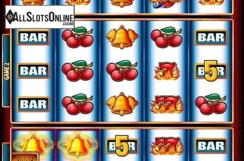Win screen 2. Triple Cash Wheel from Bally