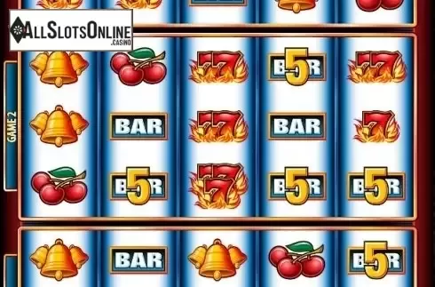 4 of a type win screen. Triple Cash Wheel from Bally