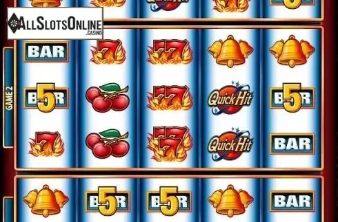 Reels screen. Triple Cash Wheel from Bally