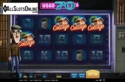 Win Screen. USSR Seventies from Evoplay Entertainment