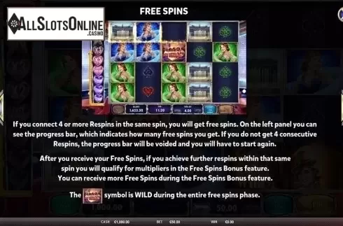 Paytable 3. Viva Las Vegas (Red Rake) from Red Rake