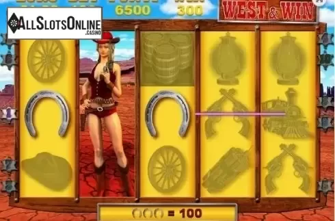 Wild Win screen. West & Win from Magic Dreams