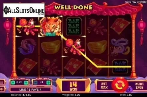 Win Screen 2. Wild Wild Tiger from Swintt