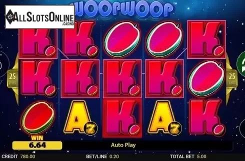 Win Screen 3. Woop Woop (Reel Time Gaming) from Reel Time Gaming