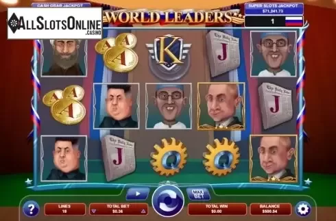 Reel screen. World Leaders from Arrows Edge