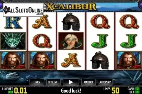 Game reels. Xcalibur HD from World Match