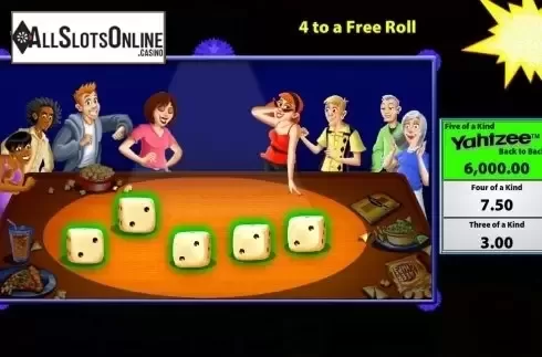 Free roll screen 2. YAHTZEE from WMS