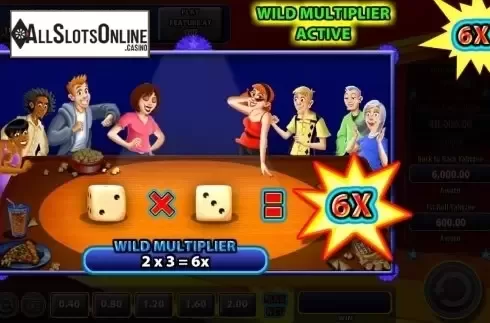 Wild multiplier screen. YAHTZEE from WMS