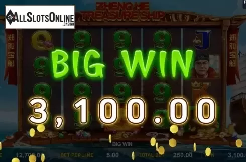 Win screen 2. Zheng He Treasure Ship from Aspect Gaming