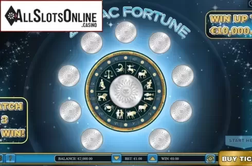 Game Screen 1. Zodiac Fortune Scratch from Pariplay