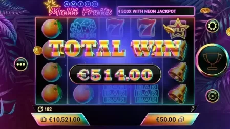 Amigo Multifruits slot screenshot 7