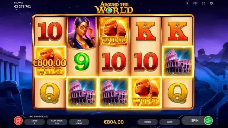 Around the World slot screenshot 2