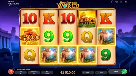 Around the World slot screenshot 3