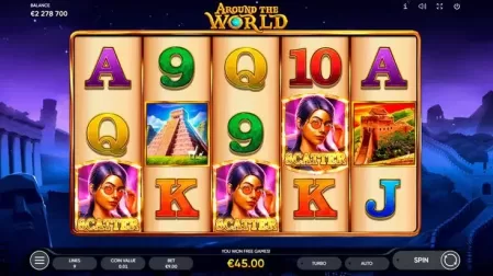 Around the World slot screenshot 1