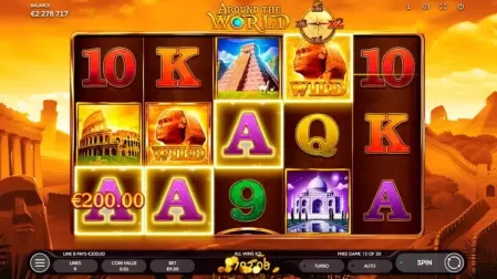 Around the World slot screenshot 7