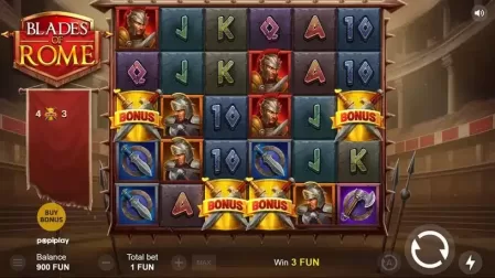 Blades of Rome slot screenshot 2