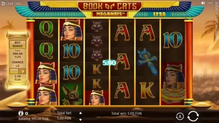 Book of Cats MEGAWAYS slot screenshot 1