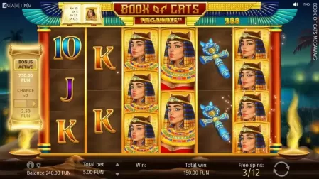 Book of Cats MEGAWAYS slot screenshot 6
