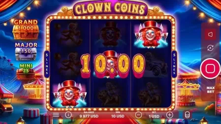 Clown Coins slot screenshot 4