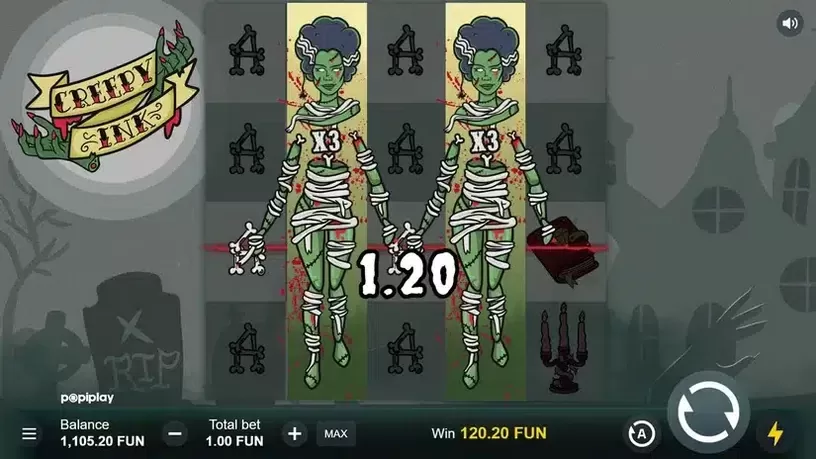 Creepy Ink slot screenshot 3
