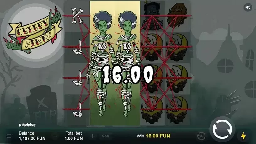 Creepy Ink slot screenshot 5