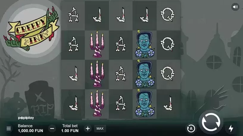 Creepy Ink slot screenshot 1