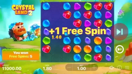 Crystal Land 2 slot screenshot 3