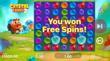 Crystal Land 2 slot screenshot 2