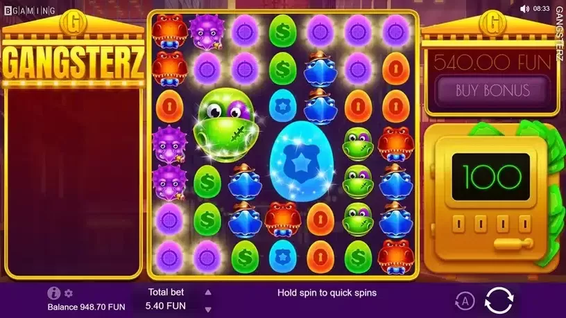 Gangsterz slot screenshot 2