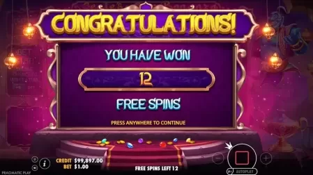 Genie’s Gem Bonanza slot screenshot 3