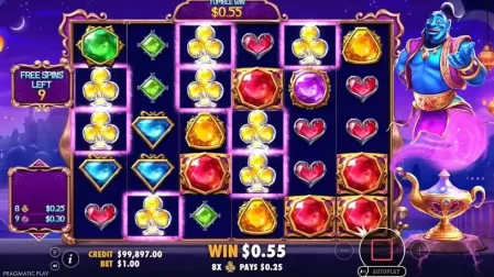Genie’s Gem Bonanza slot screenshot 4