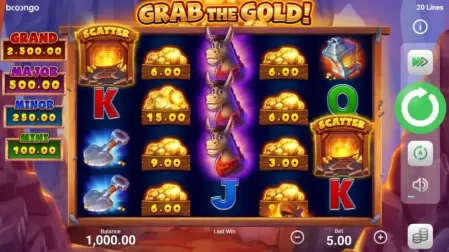Grab the Gold! slot screenshot 1