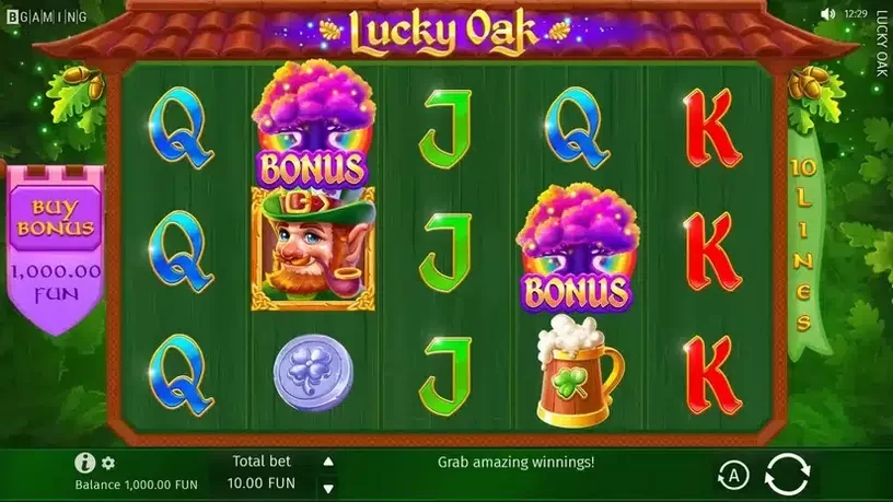 Lucky Oak slot screenshot 1