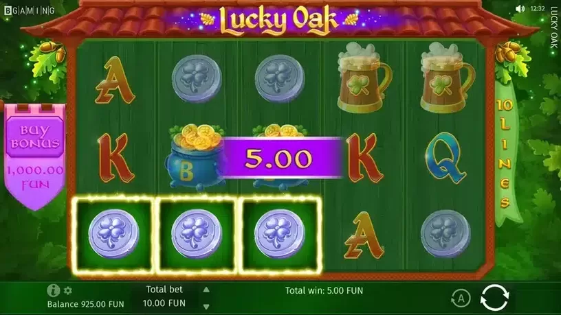 Lucky Oak slot screenshot 2