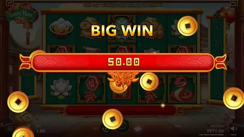 Lucky Year 25 slot screenshot 4