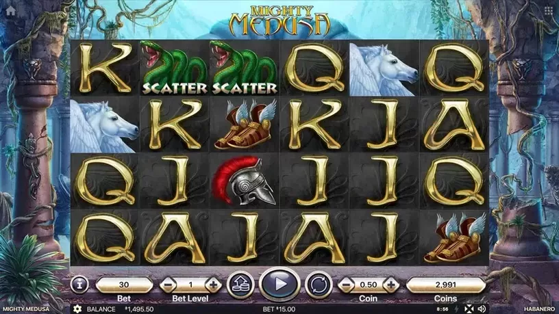 Mighty Medusa slot screenshot 4
