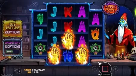 Mr Null’s Wicked Wares slot screenshot 2