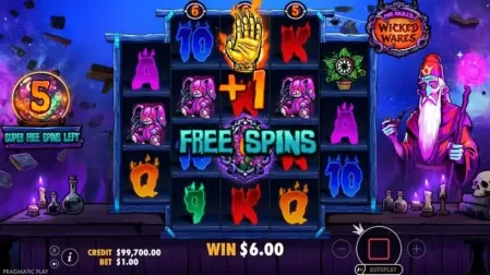 Mr Null’s Wicked Wares slot screenshot 4